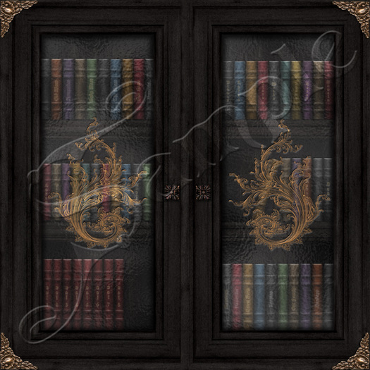 ~TTT~ Nighty's Bookshelf Textures Set 2 (With Glass)