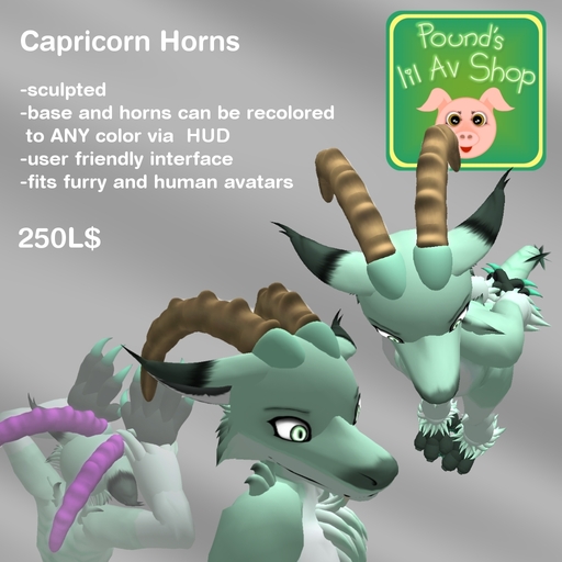 Capricorn Horns (for Furries)