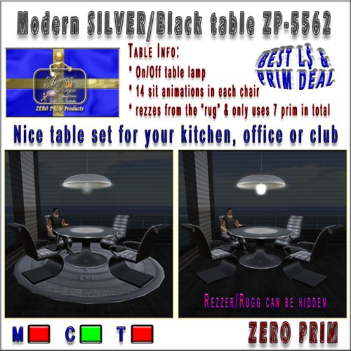 Modern Roundtable C Silver ZP-5562