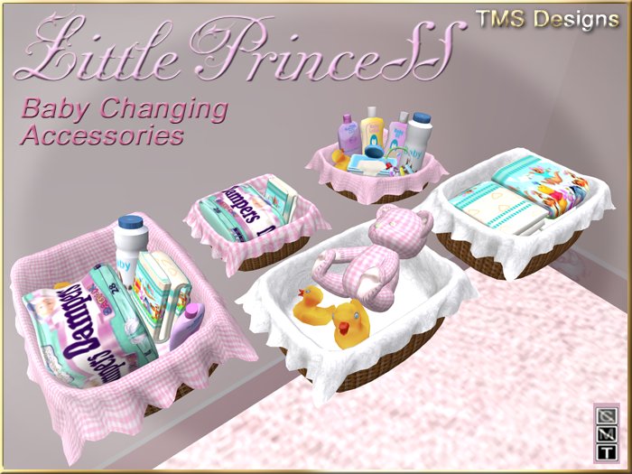 Little Princess Baby Changing/Nursery Accessories
