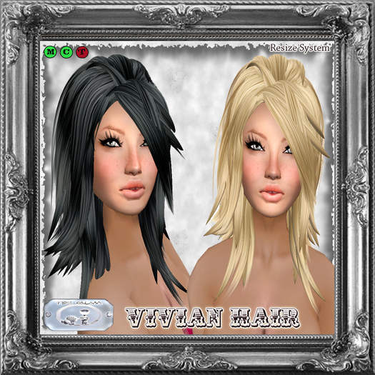 ---> T&S GLaMouR <--- Hair Vivian Short Wavy * Fat Pack 25 Colors *