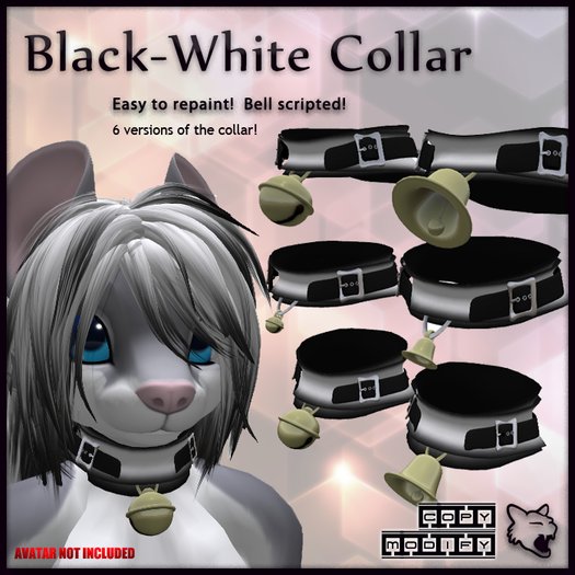 Black-White Bell Collars