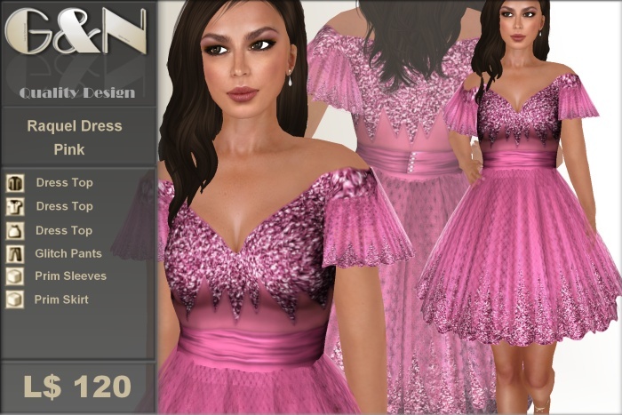 G&N Quality Design Raquel Dress Pink