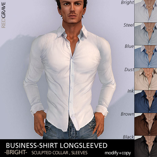 *REDGRAVE* Classic Business-Shirt  --Bright--