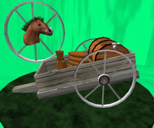 Medieval Western Wagon