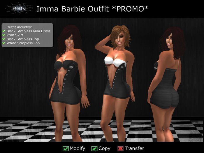 BSN Imma Barbie Outfit *PROMO*