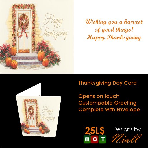 Designs by Niall - Thanksgiving Card 1