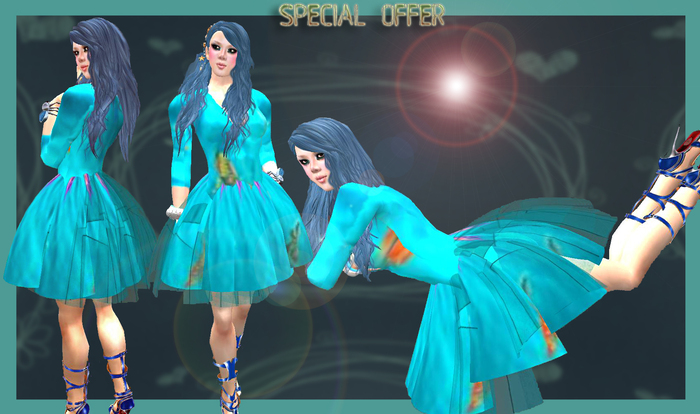 Blue Blue Flexi Dress