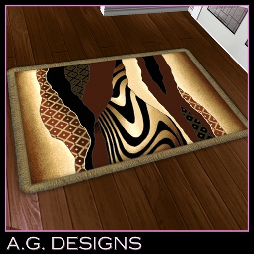 A.G. DESIGNS - Mocha Contemporary Rug