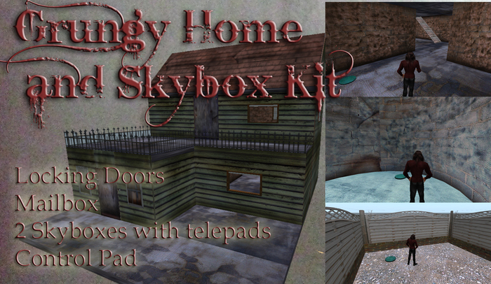 Grungy House and Skybox kit