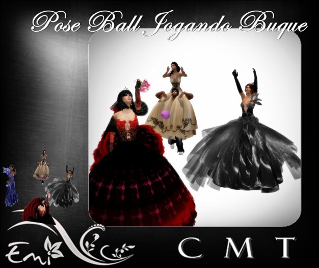 pose ball Jogando o Buque