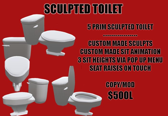 Sculpted Toilet *RRR* 