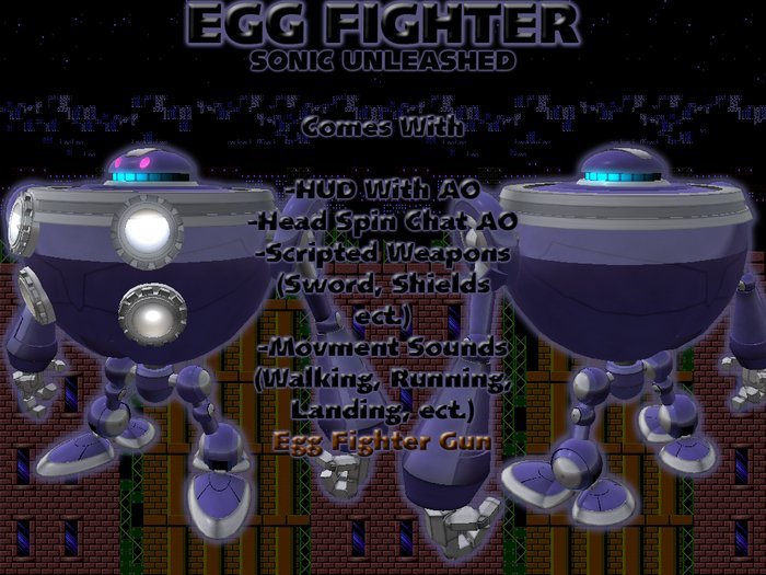(LCD) Egg Fighter Avatar Package