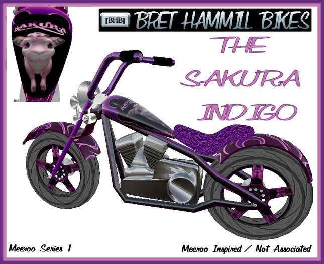 [BHB] The Meeroo Series - The Sakura Indigo - Motorcycle - Bike - Chopper