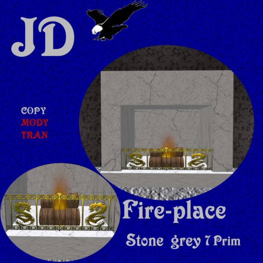 Kamin Stone grey