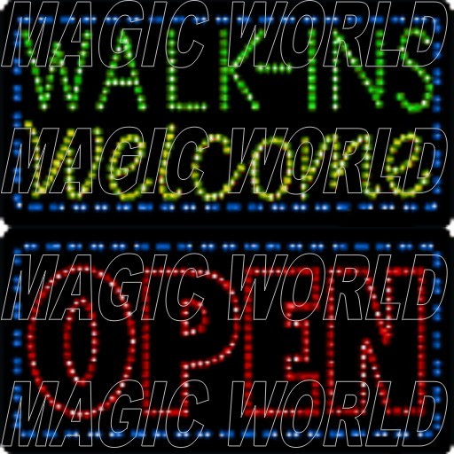 ANIMATED NEON WELCOME 1