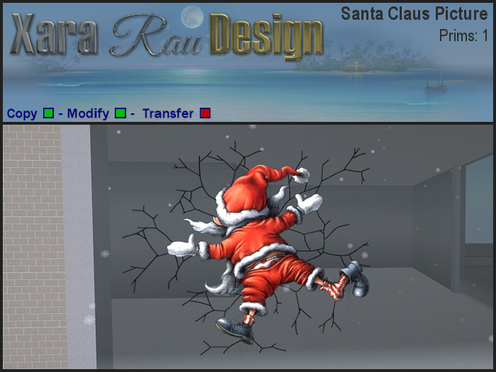 Xara Rau - Christmas Santa Claus Picture