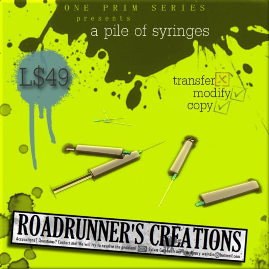 Pile of Syringes [ONE PRIM SERIES™]
