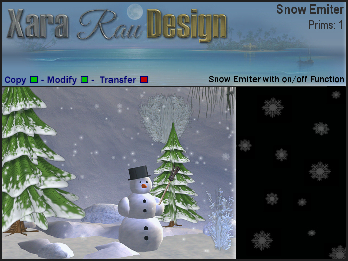 Xara Rau - Christmas Snow Emiter
