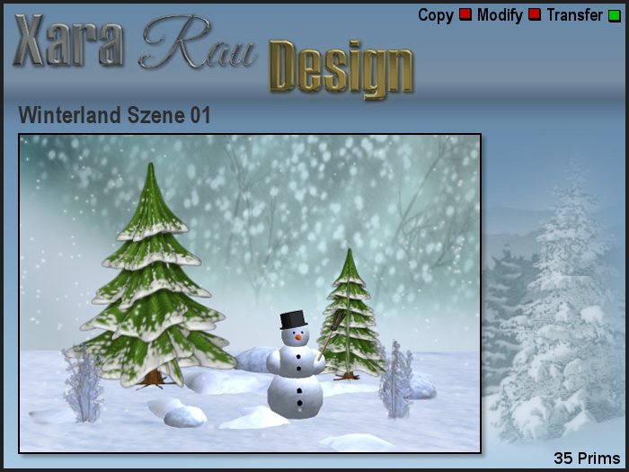 Xara Rau - Christmas Winter Szene 01