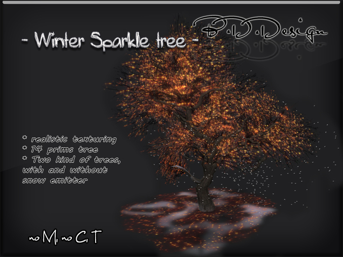 .::B.D.D::. Winter Sparkle tree (TRANSFERABLE)