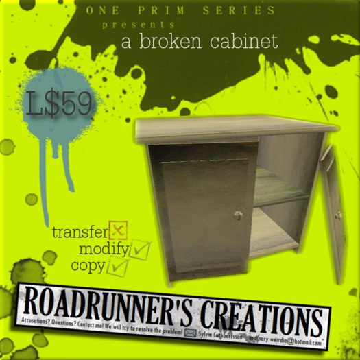 Broken Cabinet [ONE PRIM SERIES™] 
