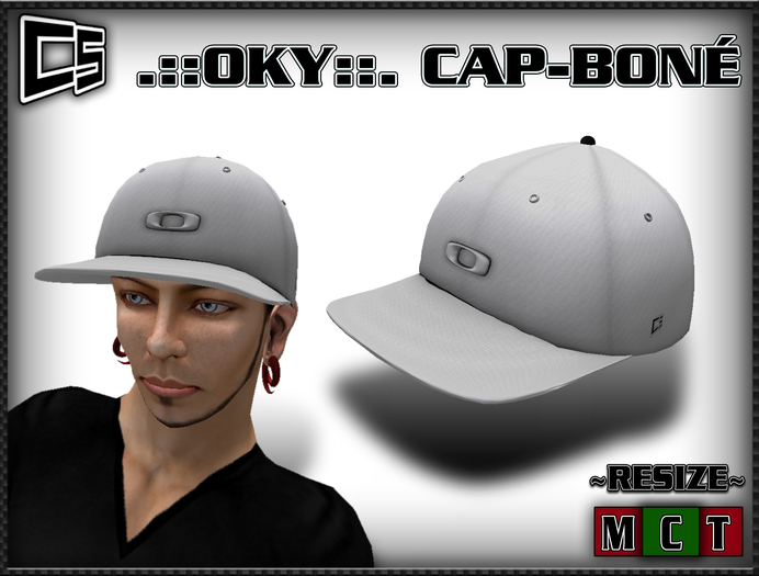 (::: "OKY" WHITE BONE CAP:::)