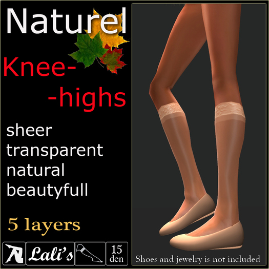 Lali's Naturel Knee-highs