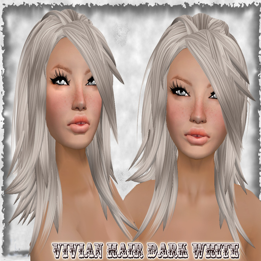 ---> T&S GLaMouR <--- Hair Vivian Short Wavy Dark White