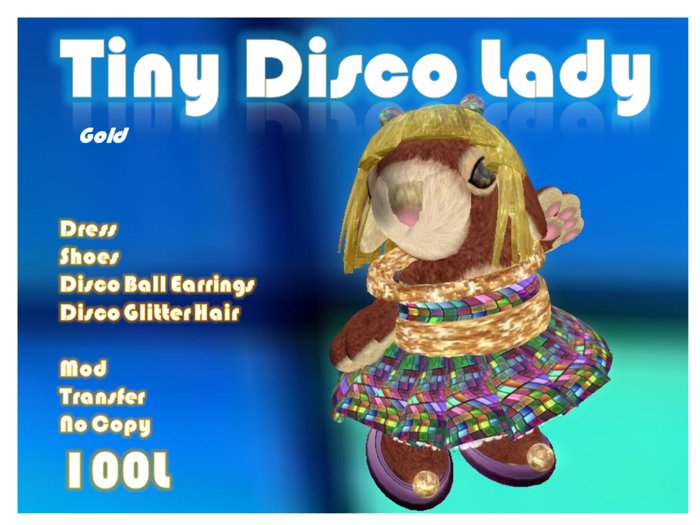 Tiny Disco Lady Gold 