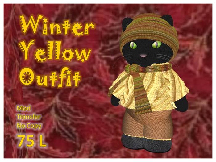 Tiny Winter Yellow Outfit 