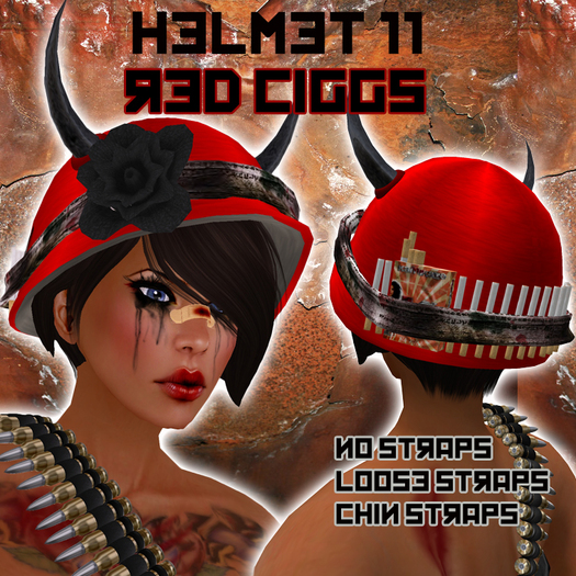 Kamikaze Helmet II Ciggys - Red
