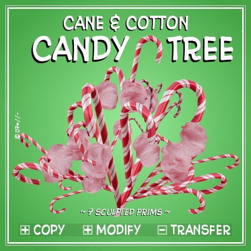 !:P:!* Cane & Cotton Candy Tree