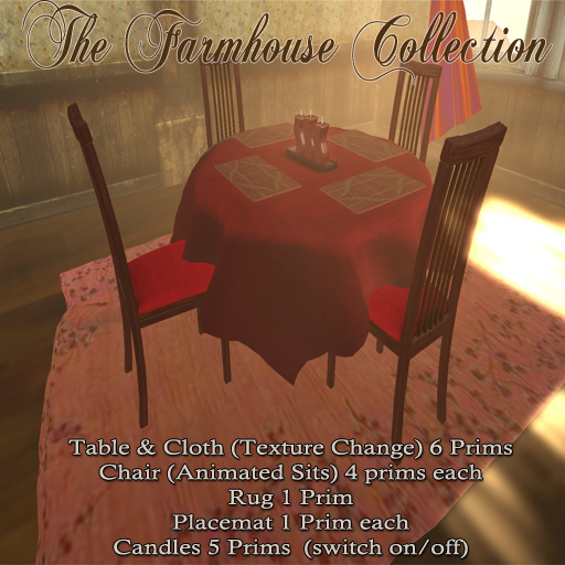 *The Strawberry Box* Farmhouse Collection Dining Room