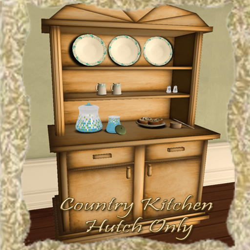 *The Strawberry Box* Country Kitchen Hutch 