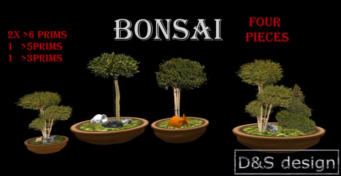 D&S design BONSAI 4pcs