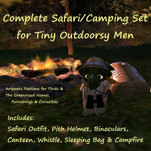 Complete Safari set for Tiny Men