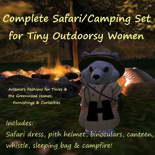Complete Safari set for Tiny Women