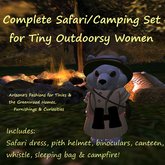 Complete Safari set for Tiny Women