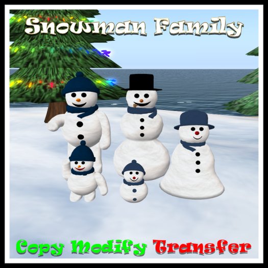 *TLD* Snowman Family (boxed)