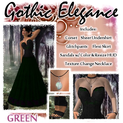 Gothic Elegance - Green