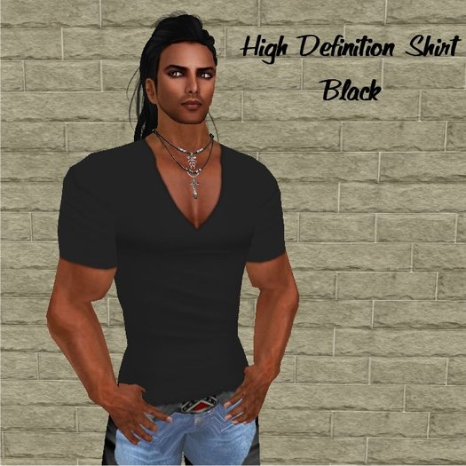 *BB* - High Definition Shirt - Black / Transferable