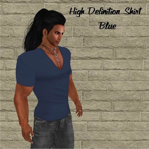 *BB* - High Definition Shirt - Blue / Transferable