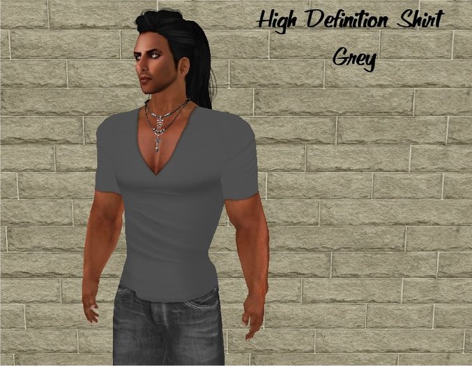 *BB* - High Definition Shirt - Grey / Transferable