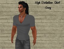 *BB* - High Definition Shirt - Grey / Transferable
