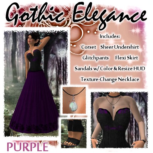 Gothic Elegance - Purple