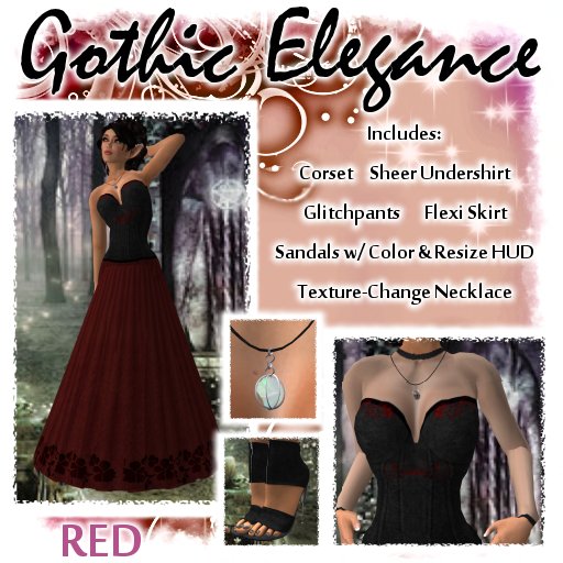 Gothic Elegance - Red
