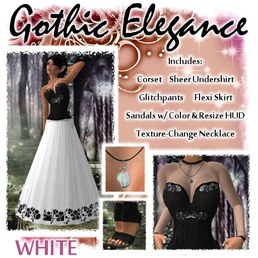 Gothic Elegance - White