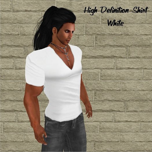 *BB* - High Definition Shirt - White / Transferable