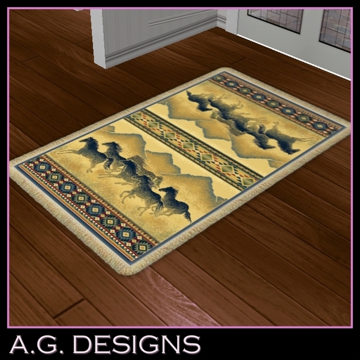 A.G. DESIGNS - Wild Horses Rug